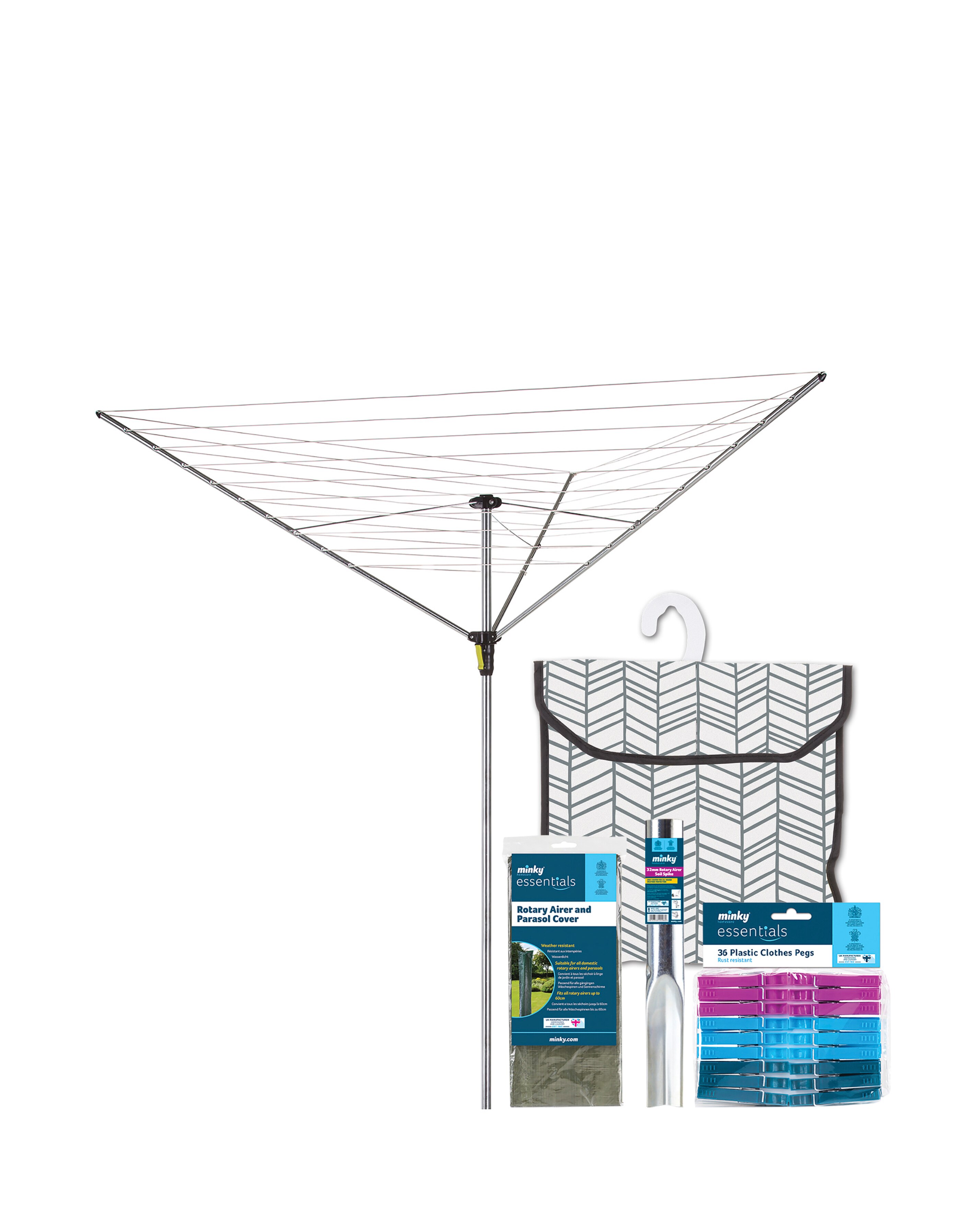 New In - Minky Easy Breeze Airer with Accessories