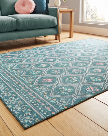 Catherine Lansfield Cameo Floral Washable Runner