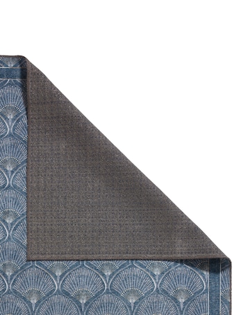 Catherine Lansfield Deco Peacock Washable Rug