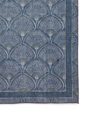 Catherine Lansfield Deco Peacock Washable Rug