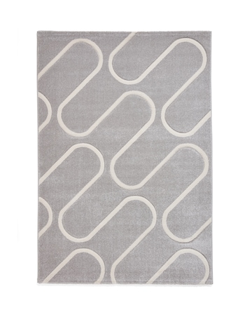 Catherine Lansfield Linear Curve Geometric Rug