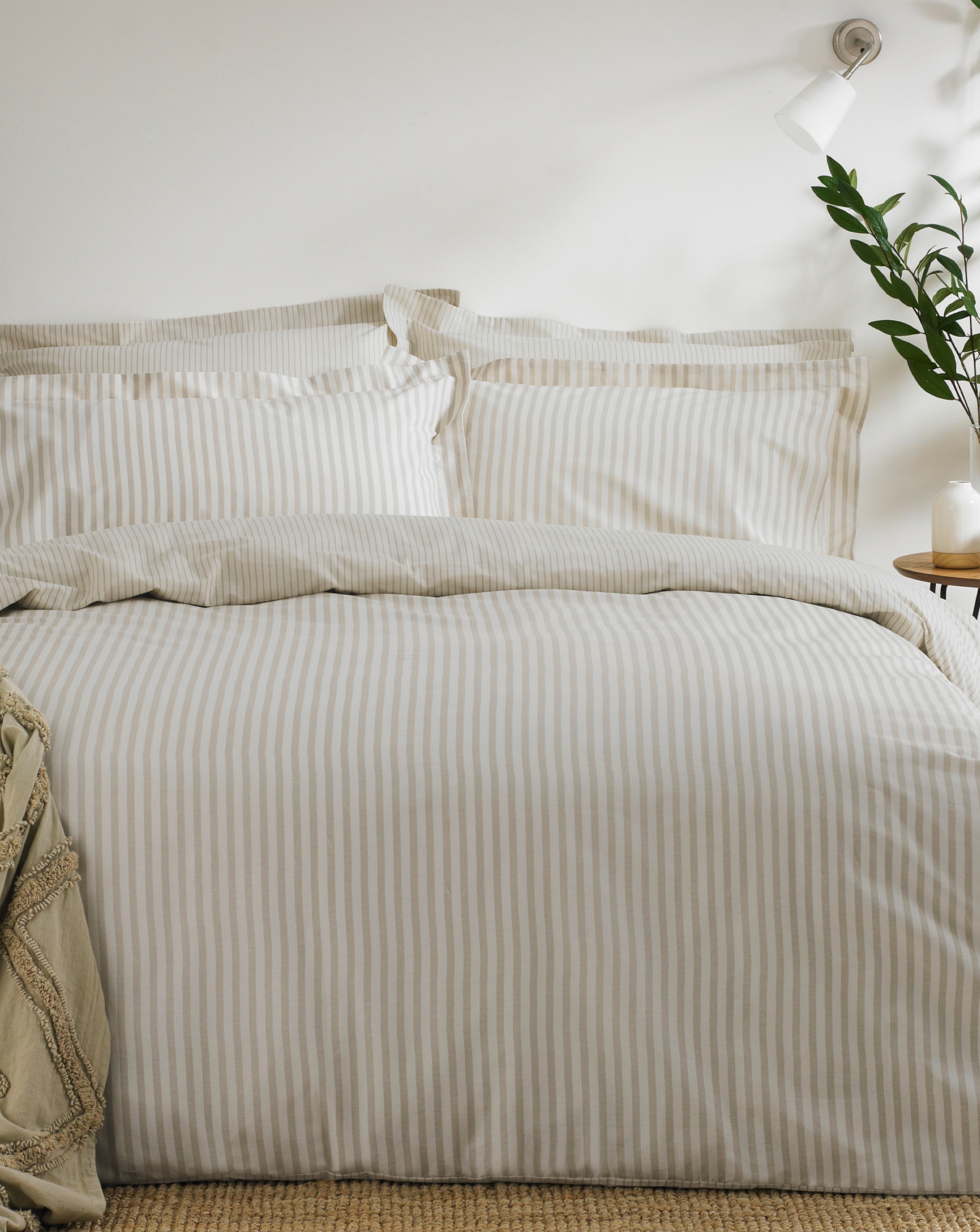 New In - Yard Hebden Stripe 100% Cotton Duvet Set