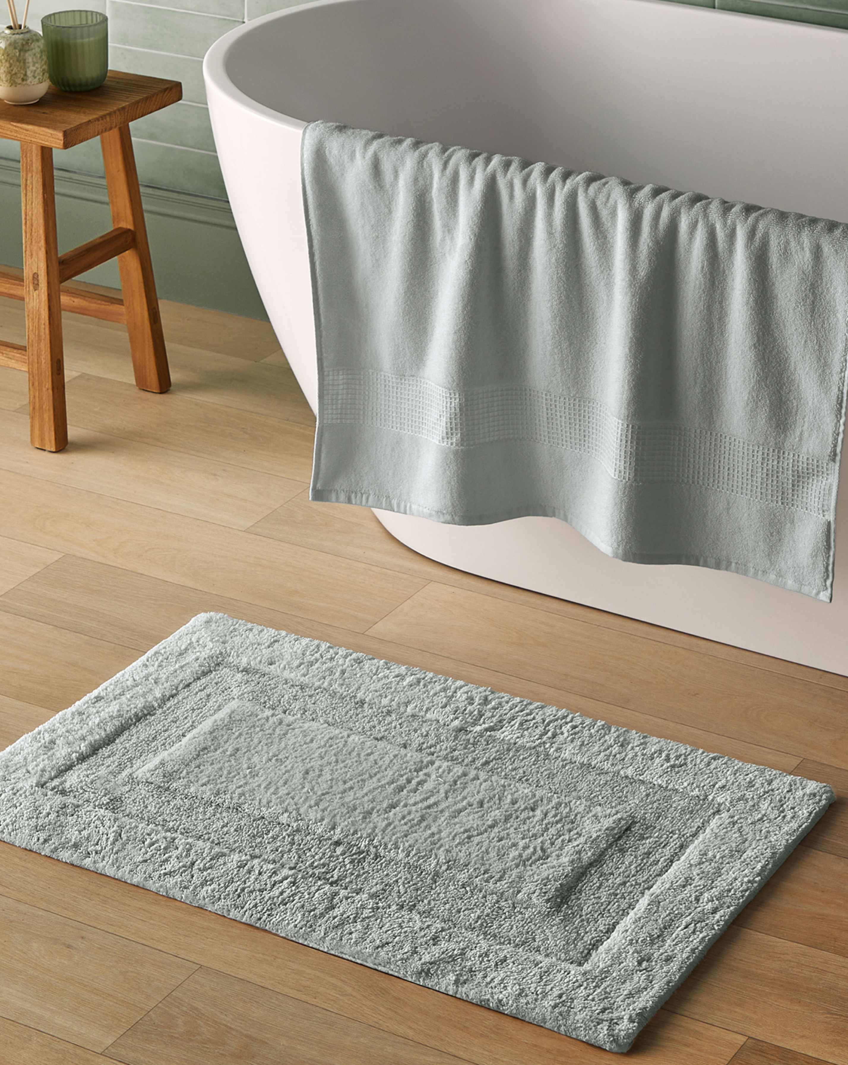 New In - Silentnight Supersoft Cotton Bath Mat