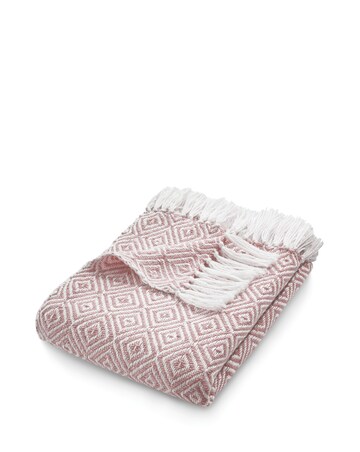 Woven Diamond Indoor/Outdoor Throw