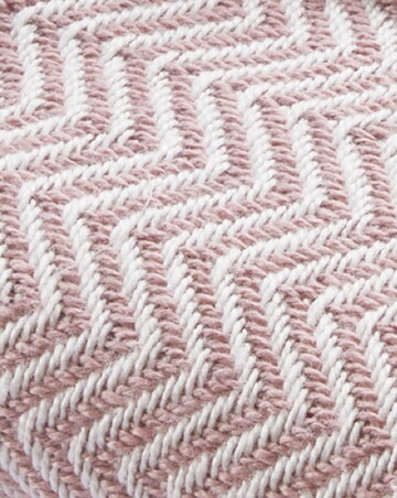 Woven Herringbone Indoor/Outdoor Throw