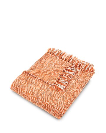 Woven Crosshatch Indoor/Outdoor Throw