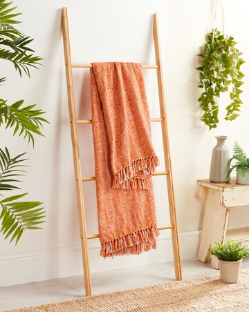 Woven Crosshatch Indoor/Outdoor Throw