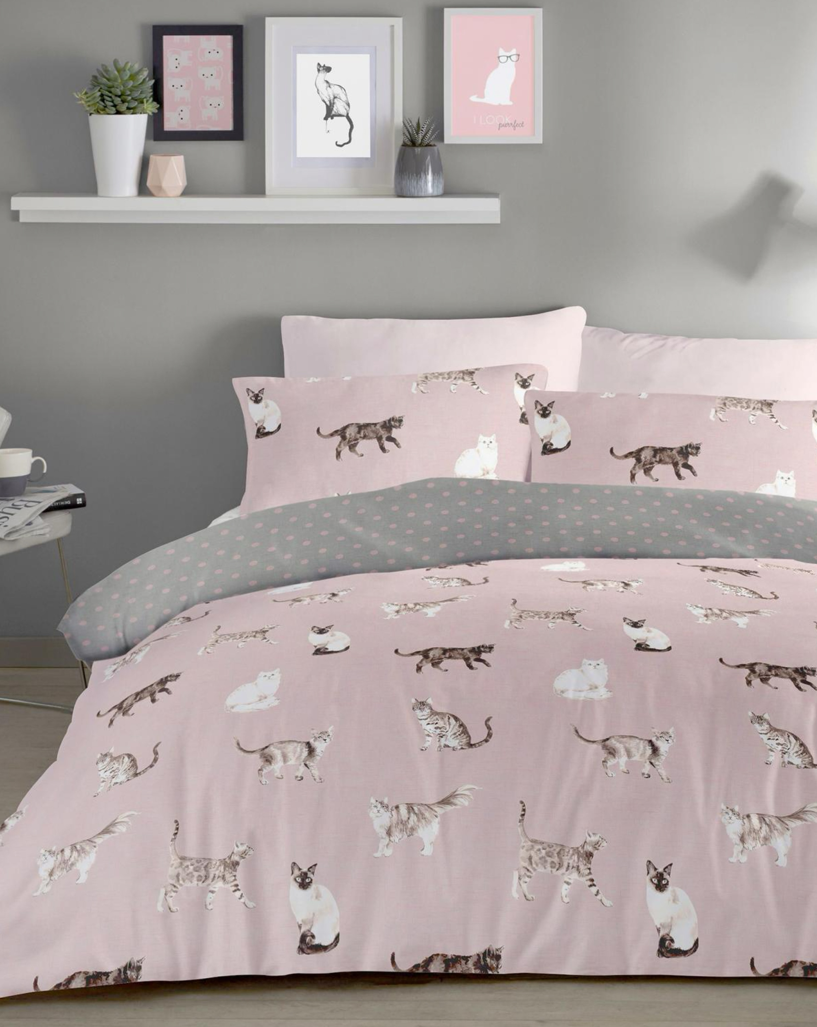 New In - Fusion Cats Duvet Cover Set