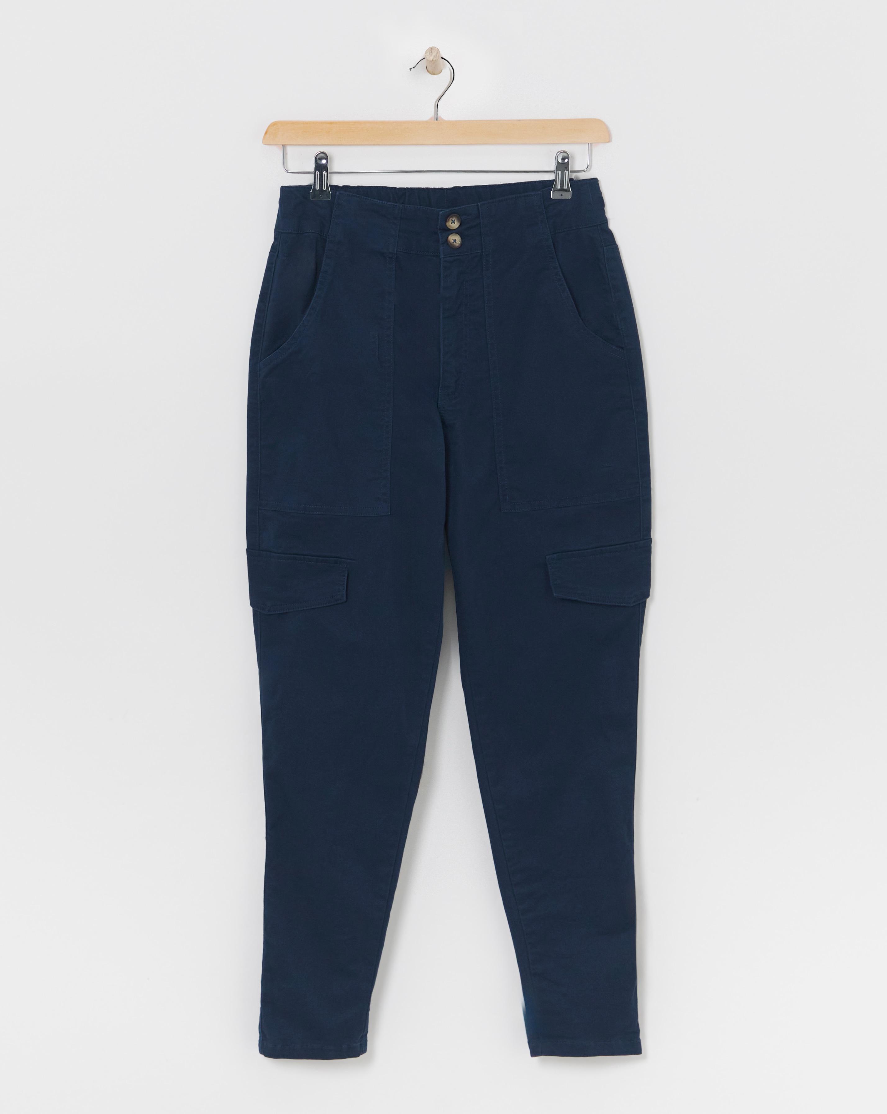 Cotton Tapered Cargo Trouser
