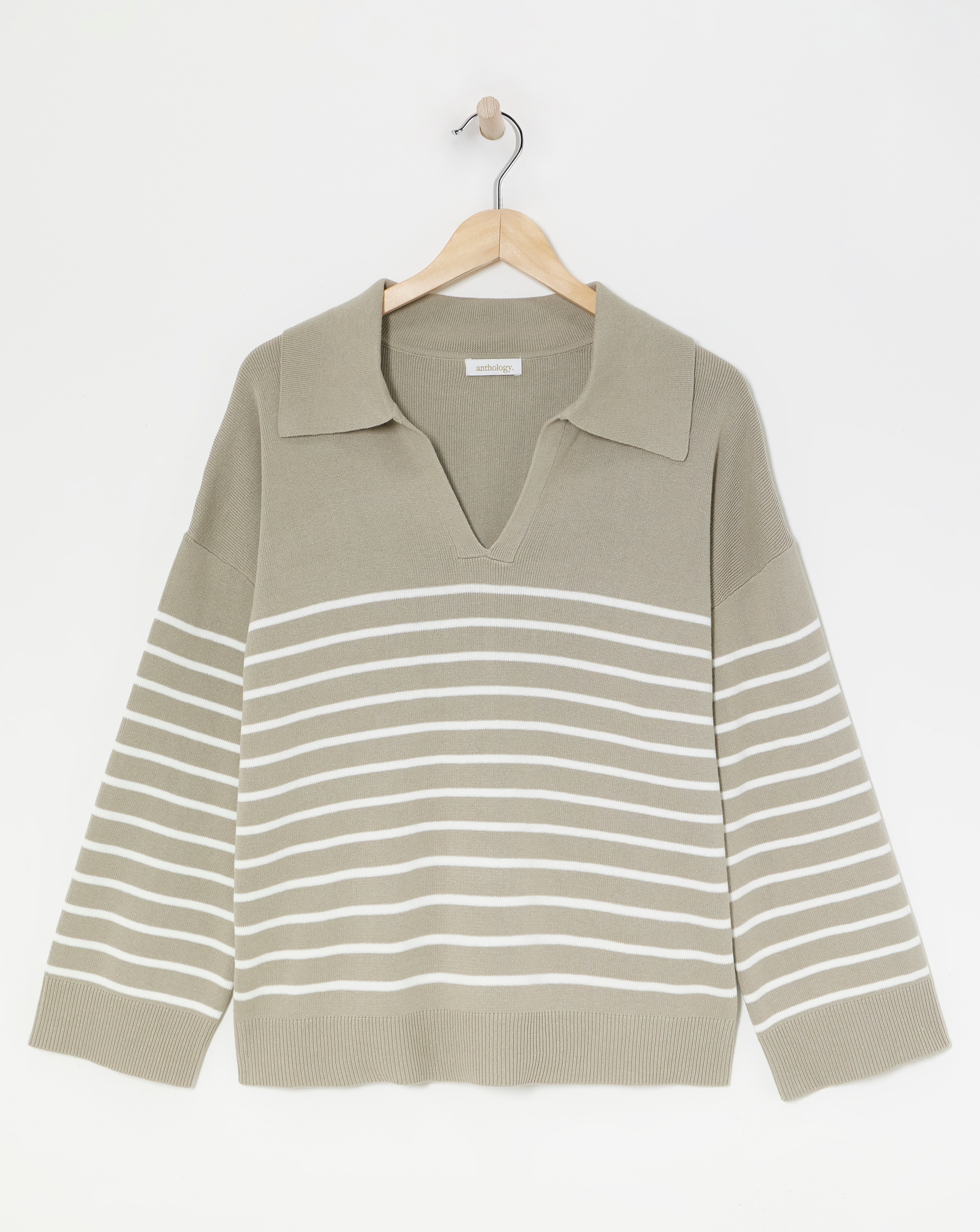 Anthology Milano Stitch Collar Jumper