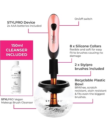 Stylpro Makeup Brush Cleaner 500ml