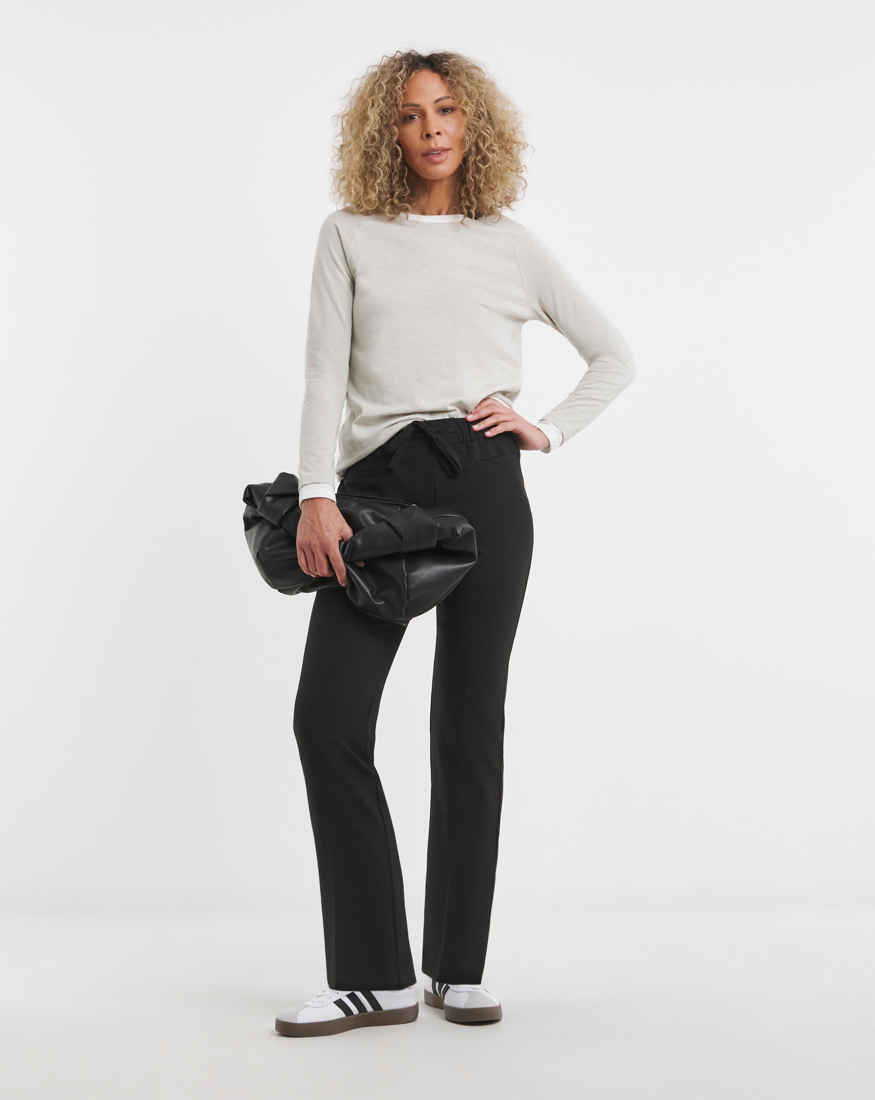 Tailored Straight Leg Trousers