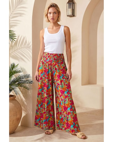 Roman Abstract Palazzo Trouser