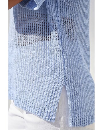Roman Oversized Textured Stretch Top