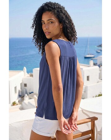 Roman Cowl Neck Stretch Top