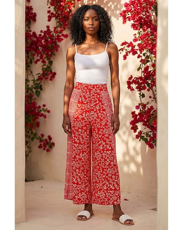 Roman Floral Border Panel Culotte