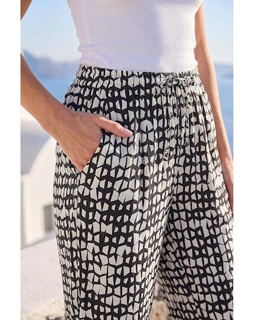 Roman Geo Print Trousers