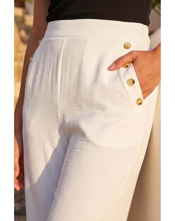 Roman Petite Button Side Trousers