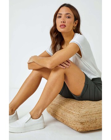 Roman Turn Up Stretch Shorts