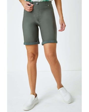 Roman Turn Up Stretch Shorts