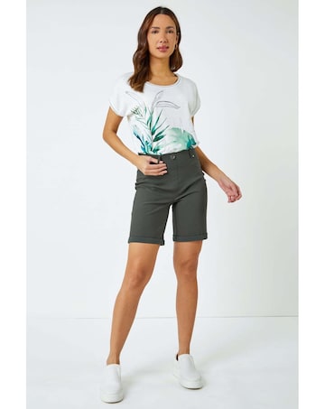 Roman Turn Up Stretch Shorts
