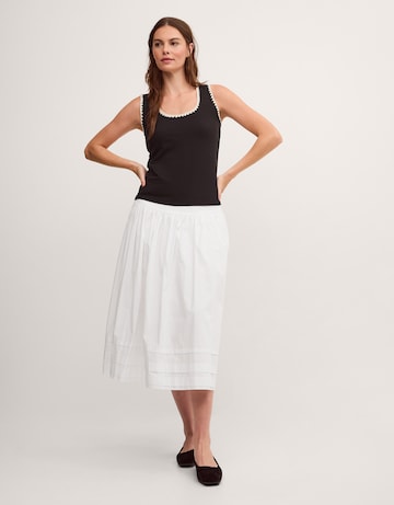 Monsoon Teri Contrast Stitch Jersey Top