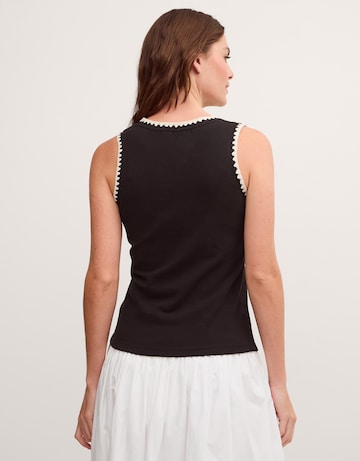 Monsoon Teri Contrast Stitch Jersey Top