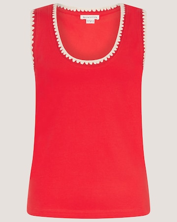 Monsoon Teri Contrast Stitch Jersey Top