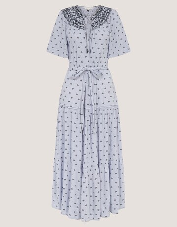 Monsoon Mia Embroidered Print Midi Dress