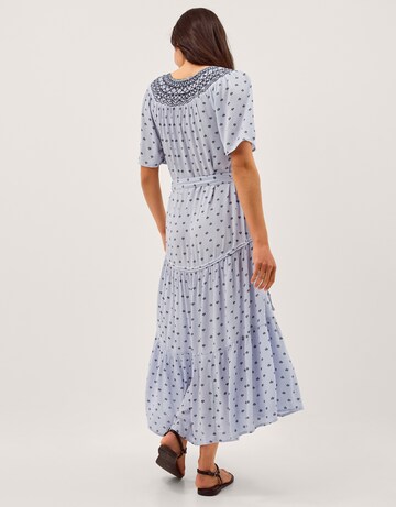 Monsoon Mia Embroidered Print Midi Dress