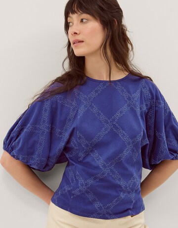 Monsoon Ellie Puff Sleeve Jersey Top