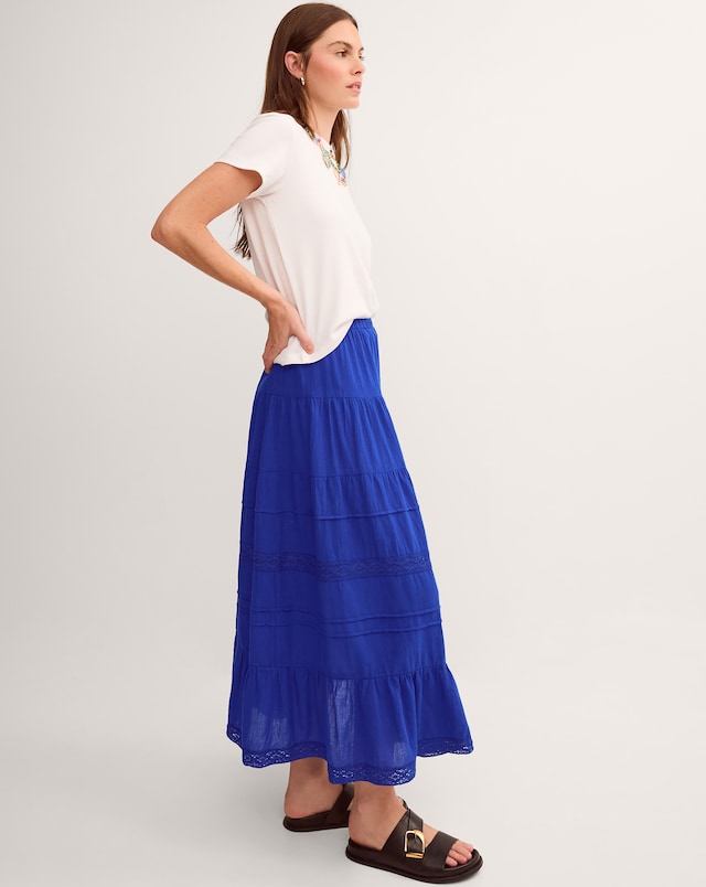 Monsoon Maria Tiered Maxi Skirt