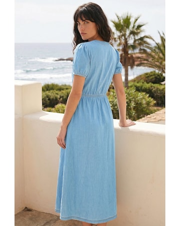 Roman Cotton Crochet Trim Dress