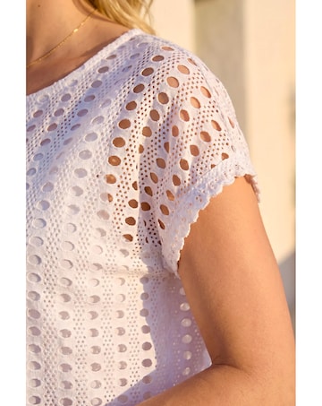 Roman Cut Out Detail Stretch Top