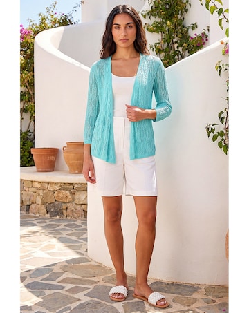 Roman Light Weight Stitch Cardigan