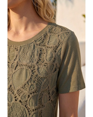 Roman Textured Paisley Top