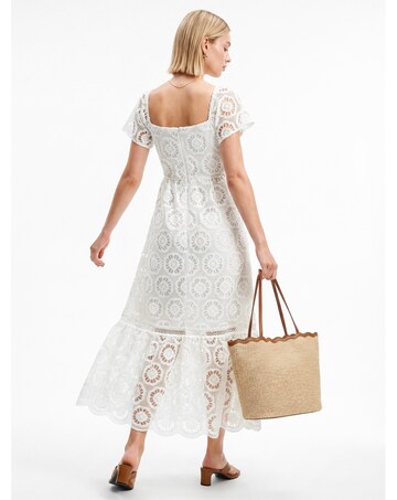 Lovedrobe Floral Lace Midaxi Dress