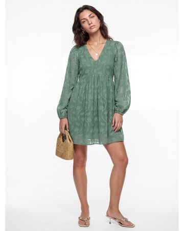 Lovedrobe Floral Burnout Mini Dress