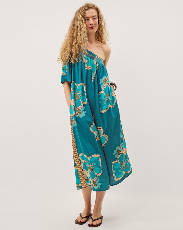 Monsoon Yasmin One-Shoulder Jumpsuit
