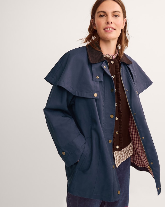 Monsoon Carly Cape Barn Jacket
