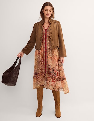 Monsoon Lucia Faux Suede Jacket
