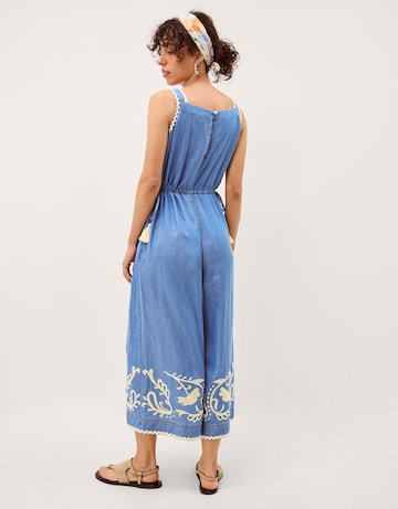 Monsoon Stella Denim Culotte Jumpsuit