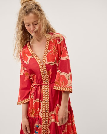 Monsoon Yasmin Floral Midi Tunic Dress