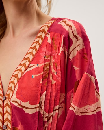 Monsoon Yasmin Floral Midi Tunic Dress
