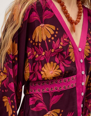 Monsoon Koa Long Sleeve Midi Dress