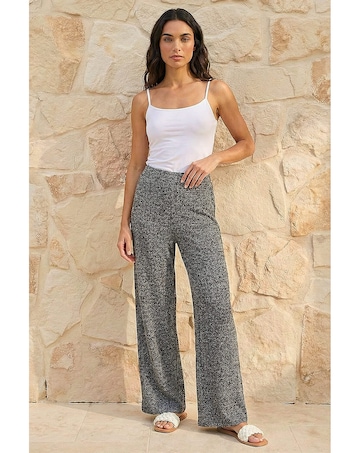 Roman Salt & Pepper Stretch Trouser