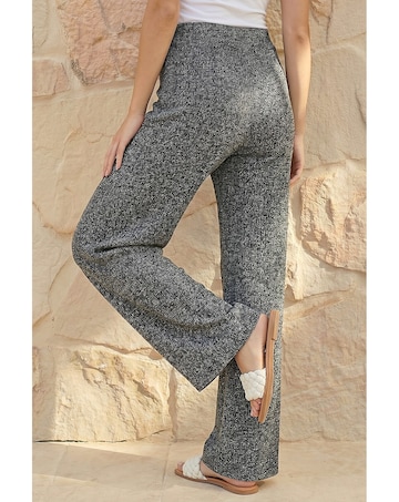 Roman Salt & Pepper Stretch Trouser