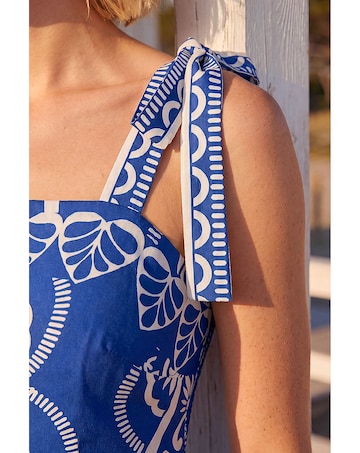 Roman Abstract Midi Dress