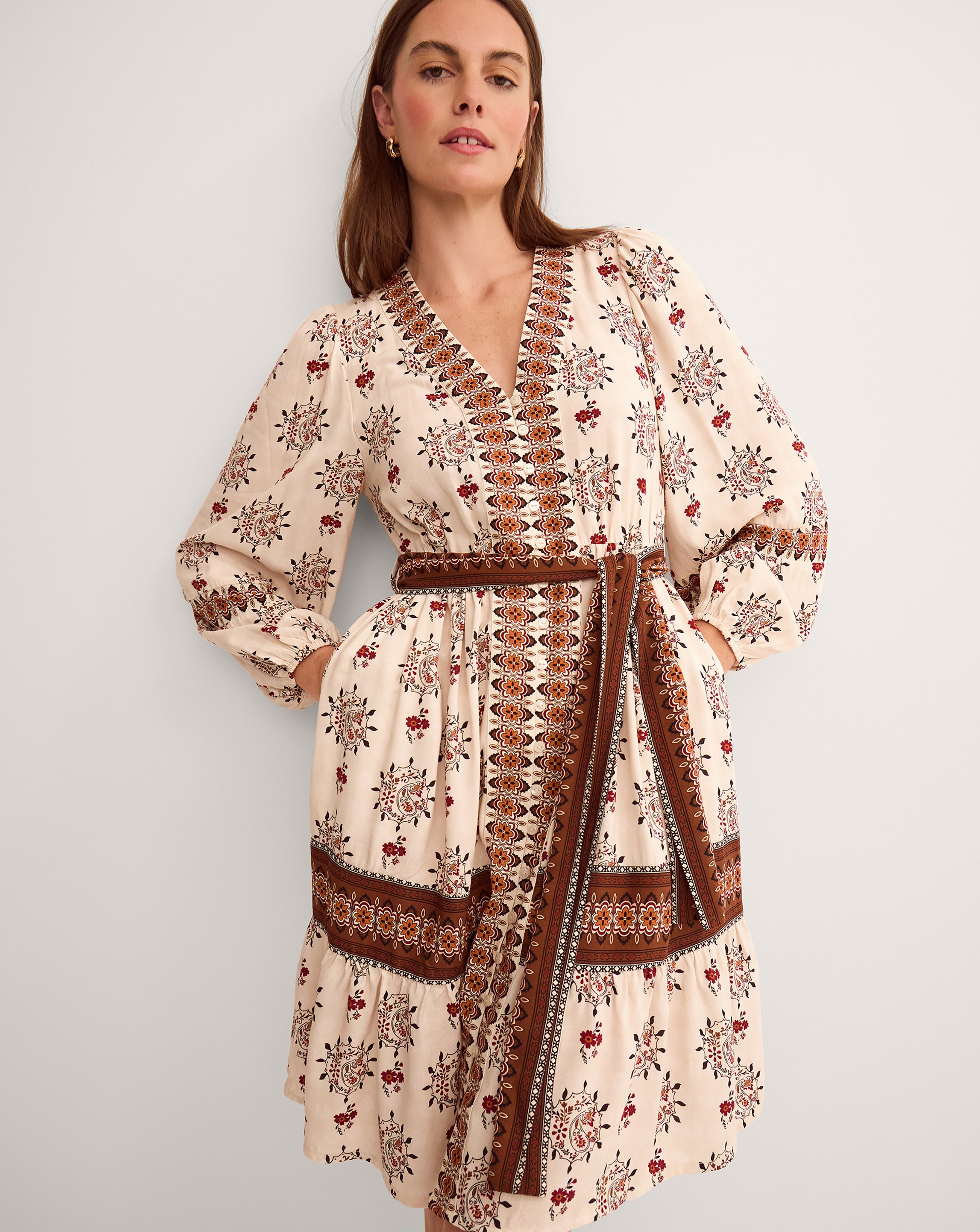 New In - Monsoon Carrie Floral Print Mini Dress