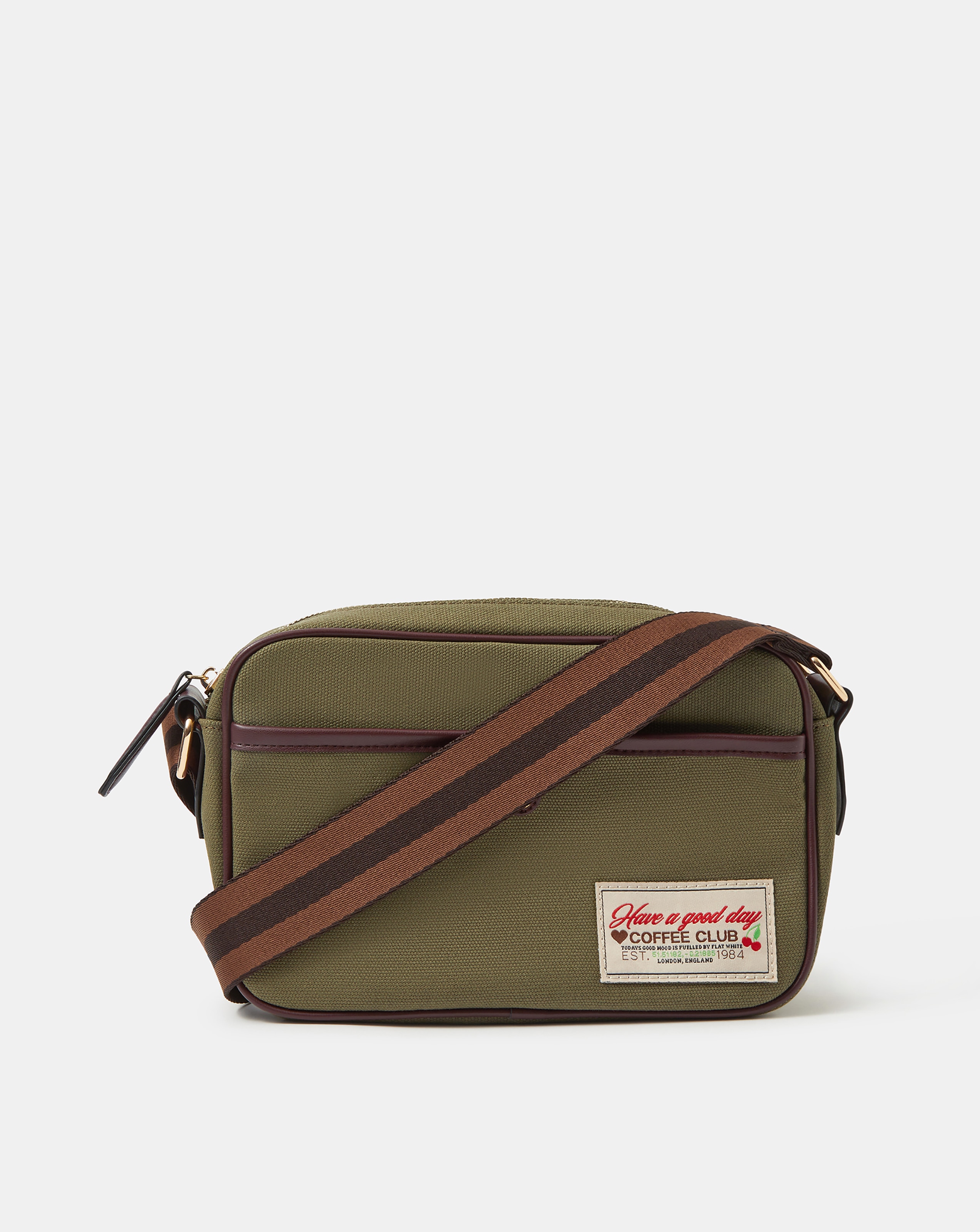 New In - Accessorize Canvas Crossbody Bag